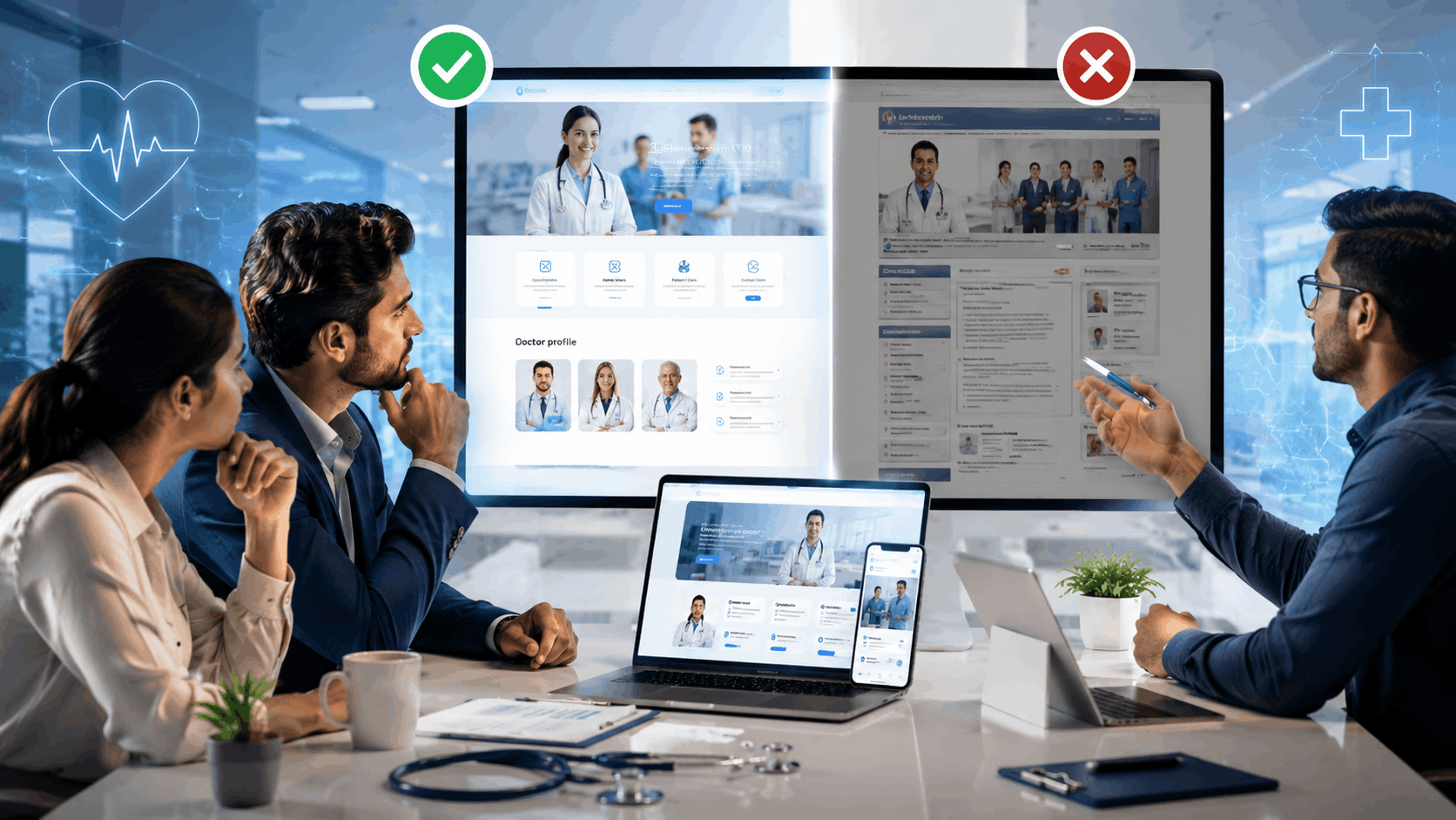 how to choose the best healthcare website design agency